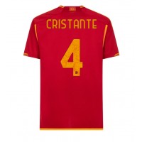 Fotballdrakt Herre AS Roma Bryan Cristante #4 Hjemmedrakt 2023-24 Kortermet